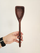 Load image into Gallery viewer, Rustic Flat Top Cooking Spoon- Walnut
