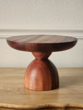 Load image into Gallery viewer, African Mahogany Cake Stand
