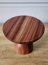 Load image into Gallery viewer, African Mahogany Cake Stand
