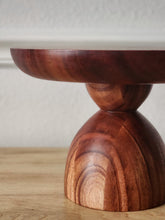 Load image into Gallery viewer, African Mahogany Cake Stand
