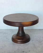 Load image into Gallery viewer, Walnut Cake Stand
